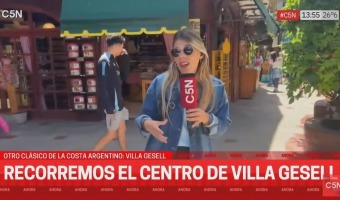 Villa Gesell se muestra al pas: mvil de C5N recorre la ciudad